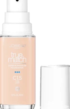 True Match Super-Blendable Skincare Infused Foundation for Buildable Medium Coverage
