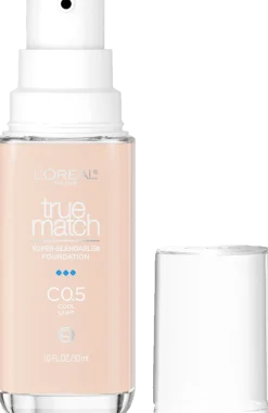 True Match Super-Blendable Skincare Infused Foundation for Buildable Medium Coverage