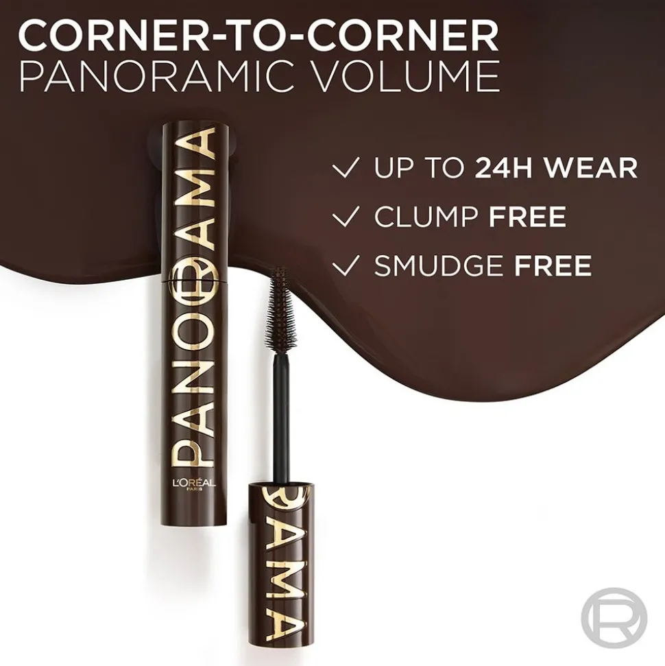 Voluminous Panorama Washable Mascara for Corner to Corner Volume