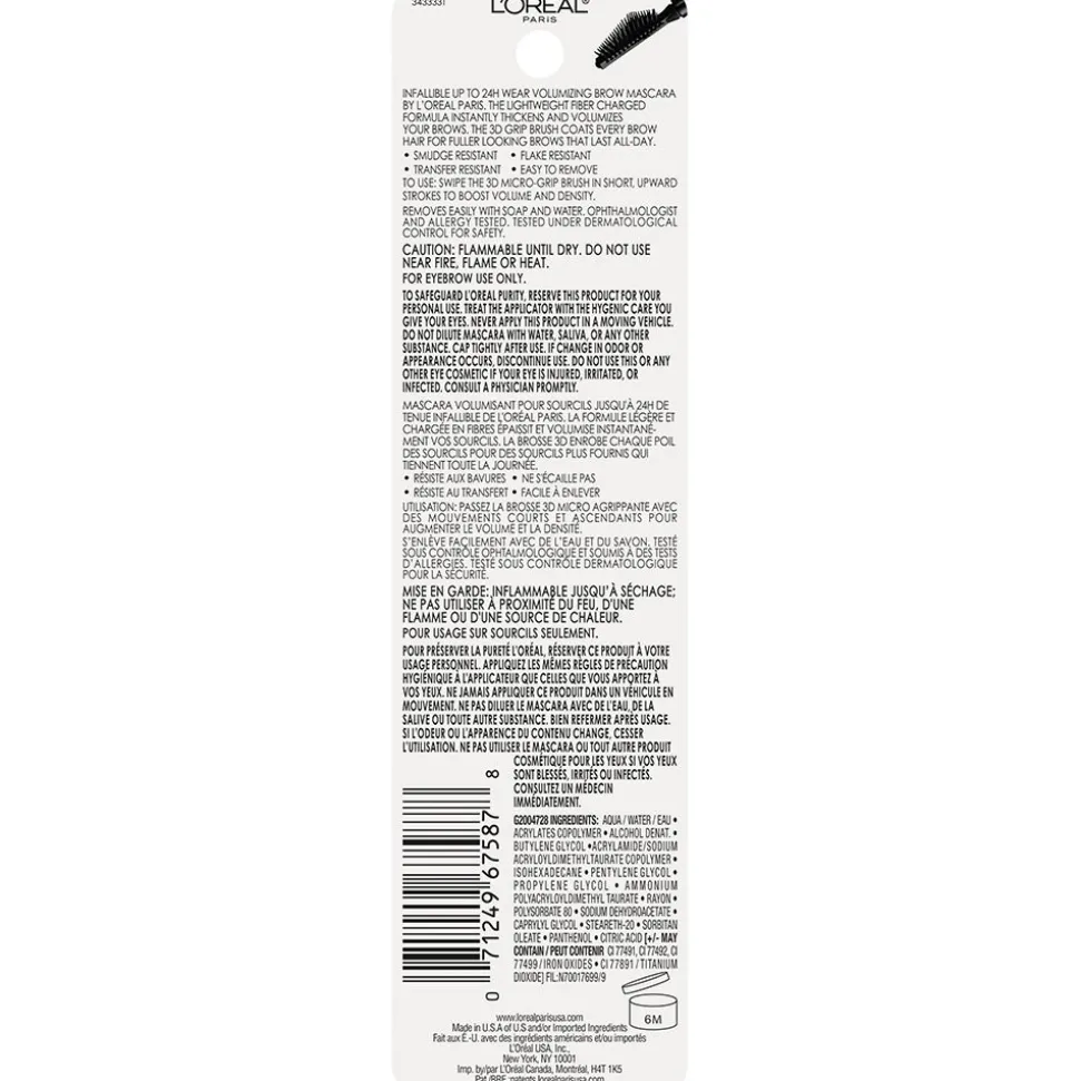 Volumizing 24H Wear Brow Mascara