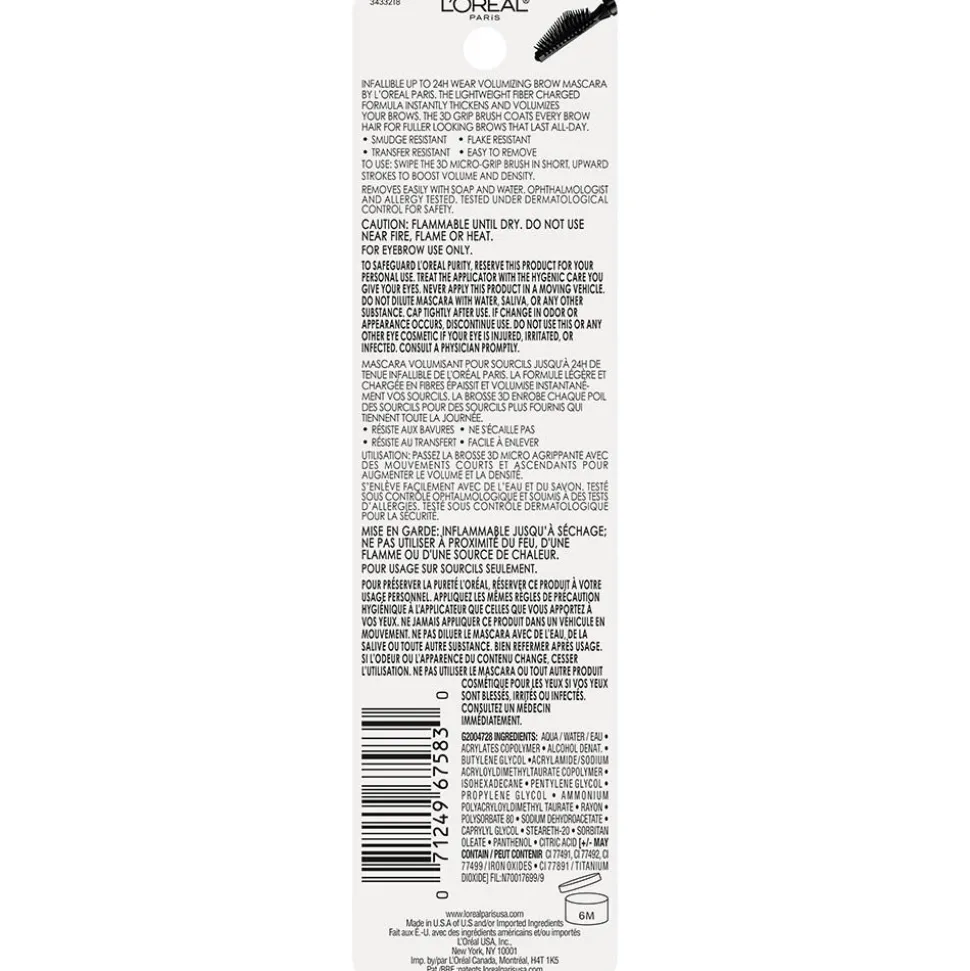Volumizing 24H Wear Brow Mascara
