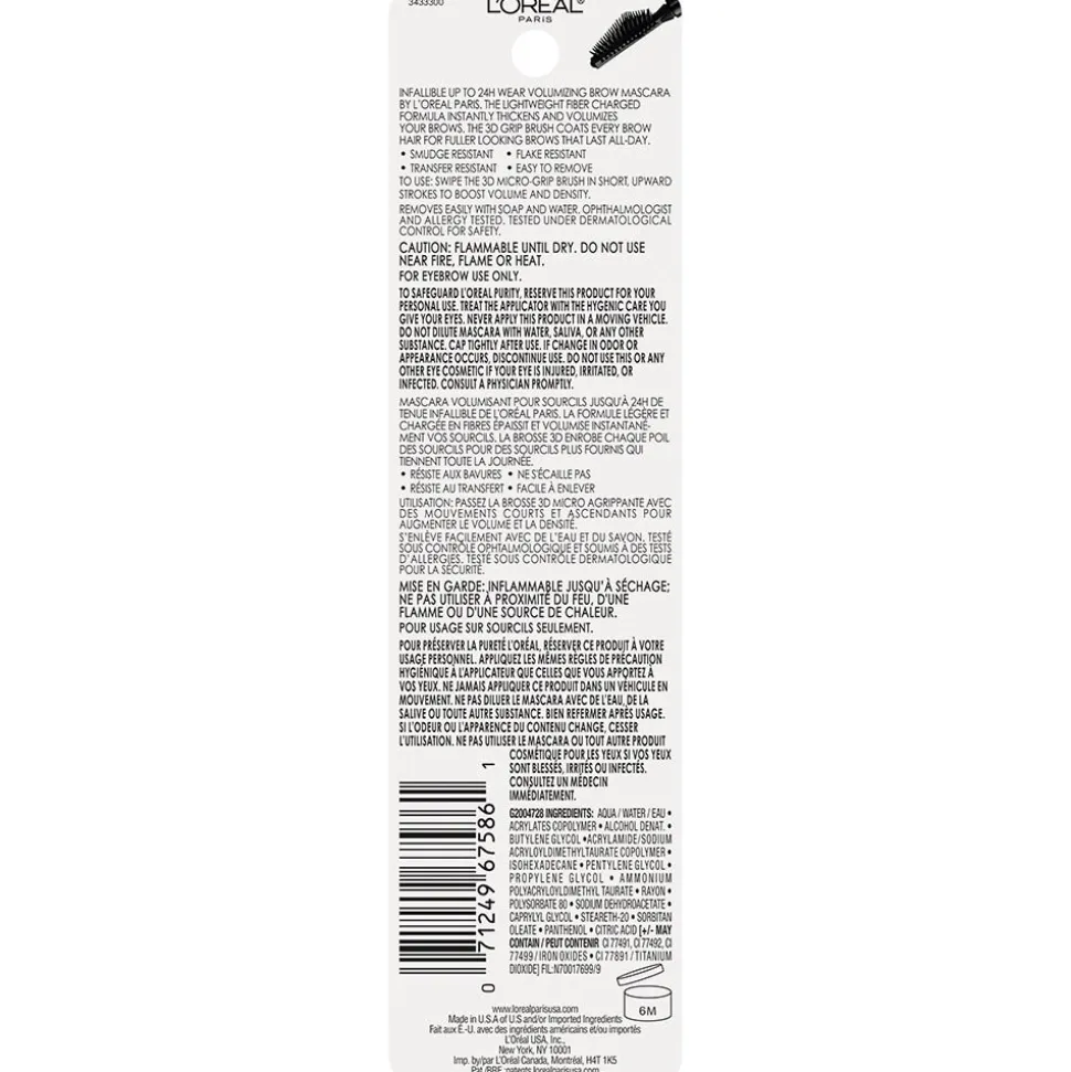 Volumizing 24H Wear Brow Mascara